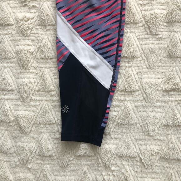 Athleta Sonar Electra 7/8 Printed Colorblock Tight - Picture 6 of 10